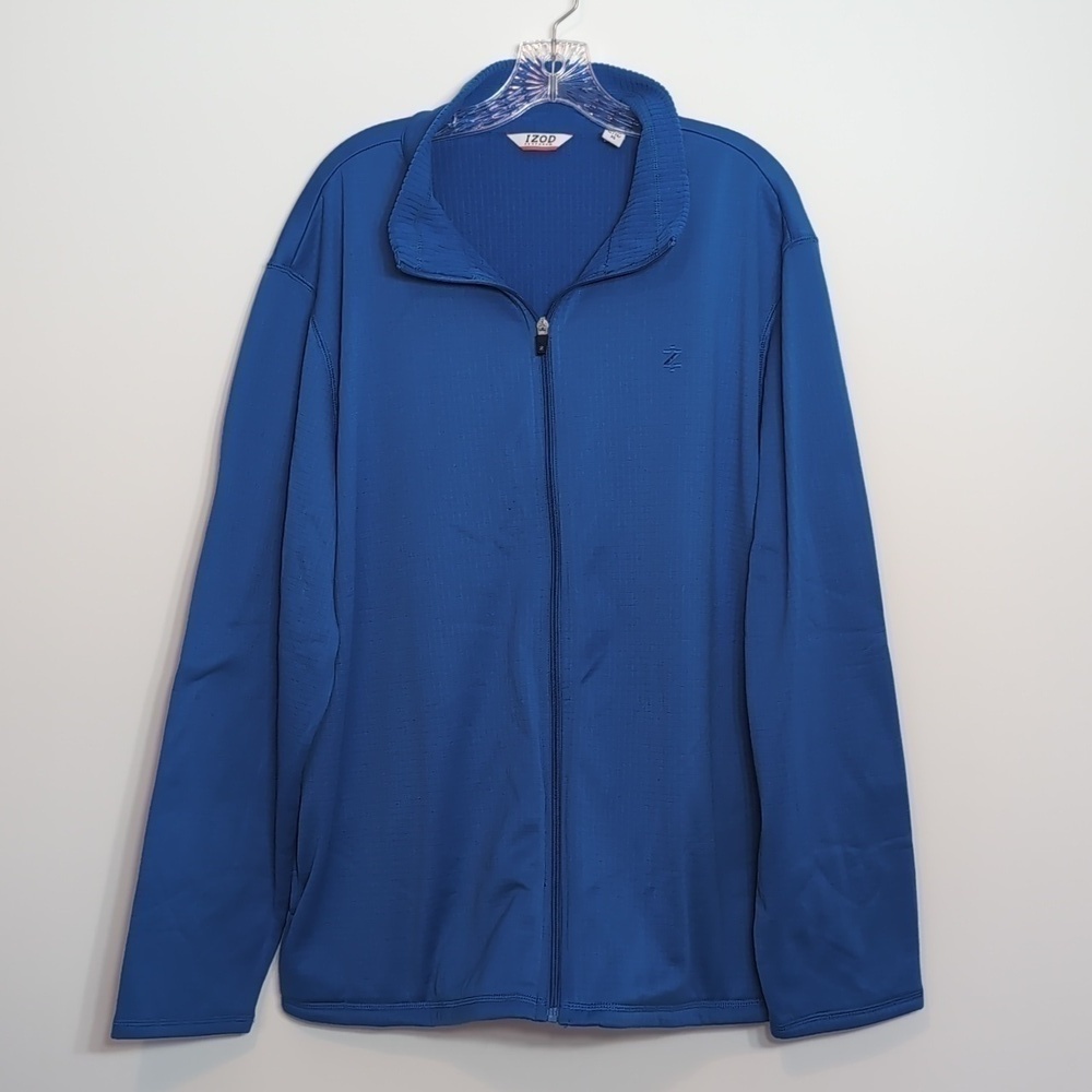 IZOD Fleece Full Zipper Lightweight Jacket